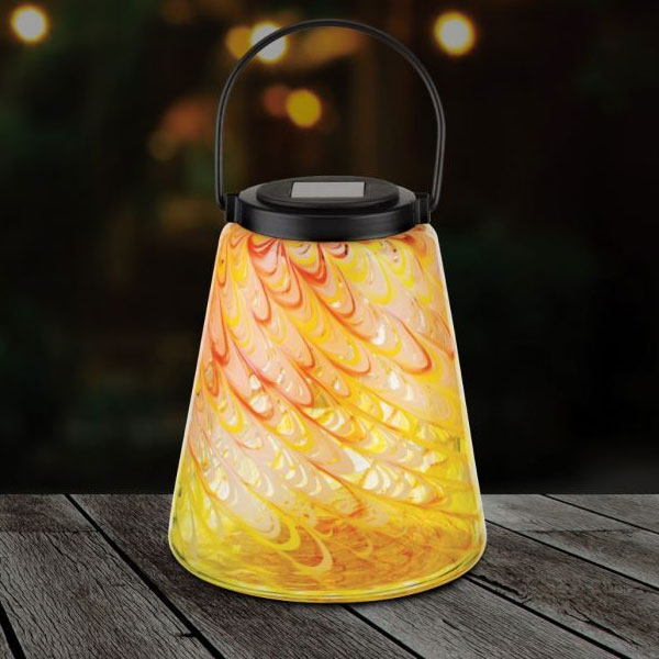 Murano Solar Lantern - Amber - Image 3